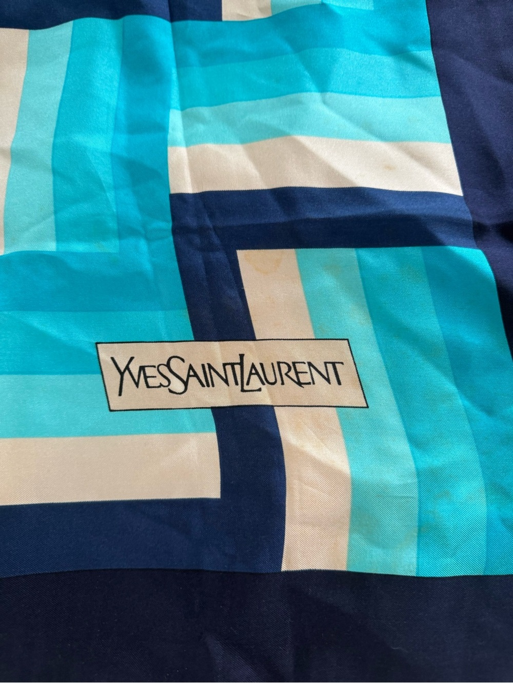 Yves Saint Laurent Silk Scarf - Picture 7 of 13